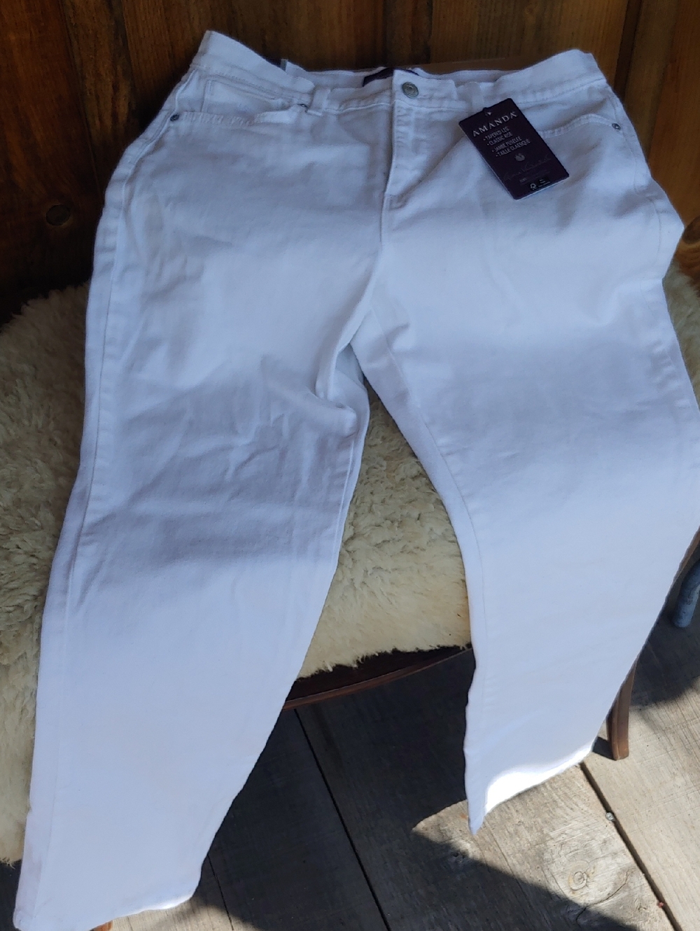 Gloria Vanderbilt White Women’s Jeans
